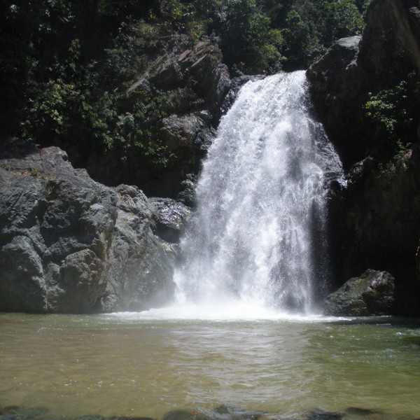 Vandfaldet Salto Jimenoa i Den Dominikanske Republik