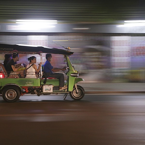 Tuk tuk i Thailand