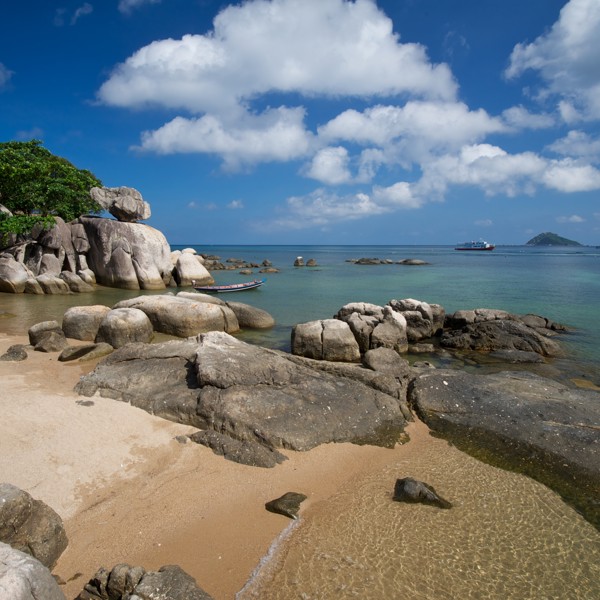 Flotte omgivelser på Sensi Paradise, Koh Tao, Thailand