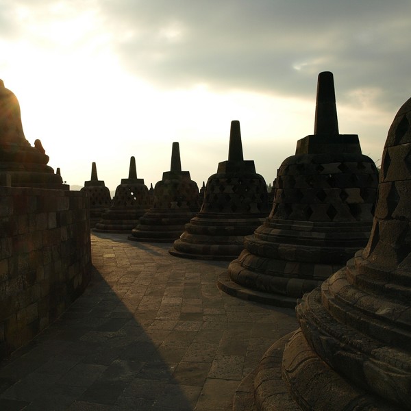 Borobudur, Java, Indonesien