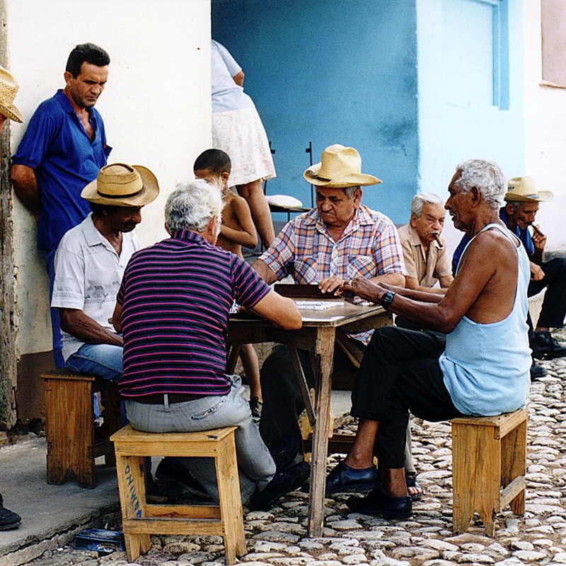 domino spillere på gaden