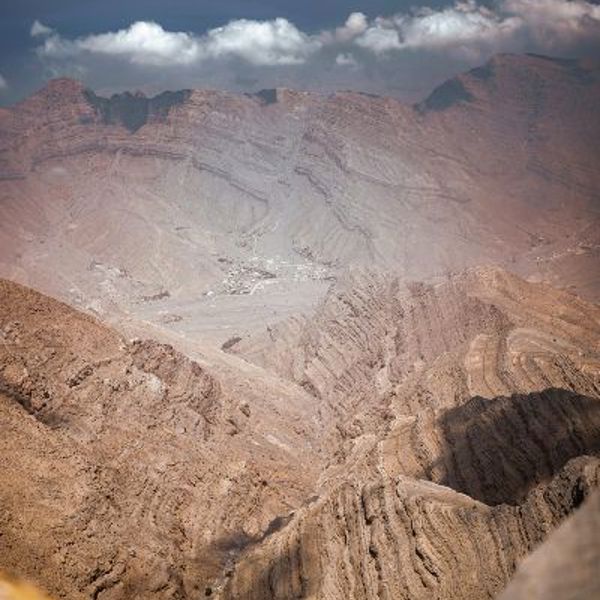 Ørkenlandskab ved Ras Al Khaimah