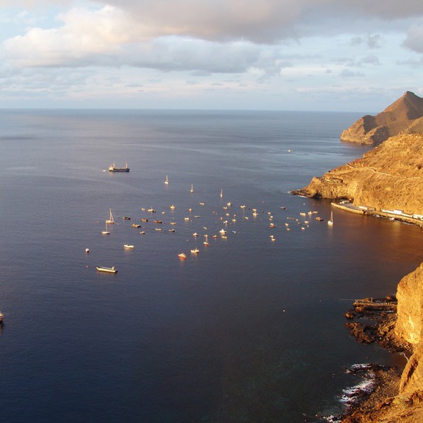 Klippekyster på St. Helena