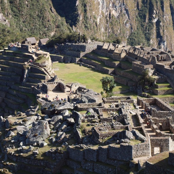 Machu Picchu med tog