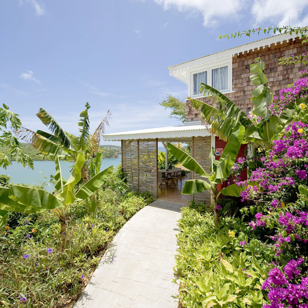 Smukt hus på Martinique