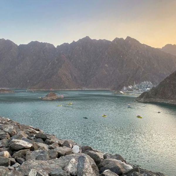 Sø ved Hatta i nærheden af Dubai