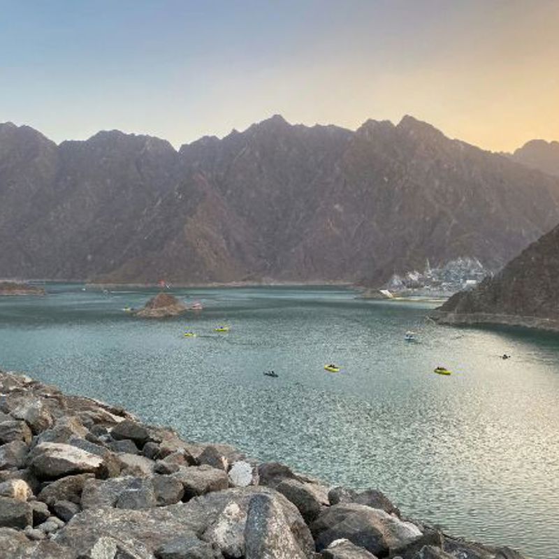 Sø ved Hatta i nærheden af Dubai