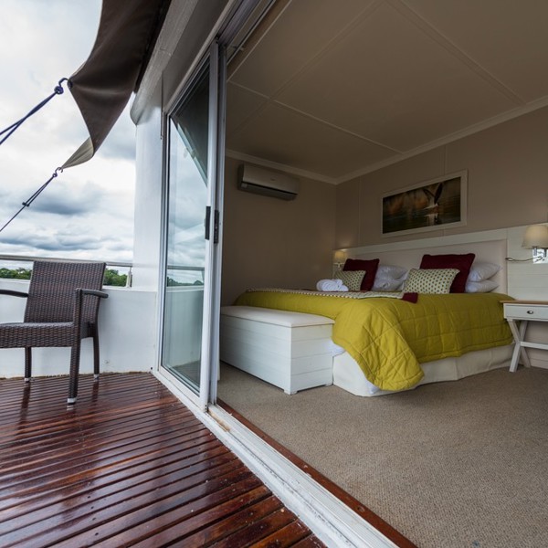 Lower cabin på Pride of Zambezi, Botswana