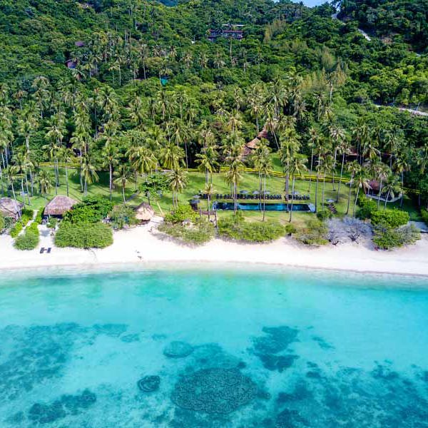 Krystalklart vand, Koh Tao