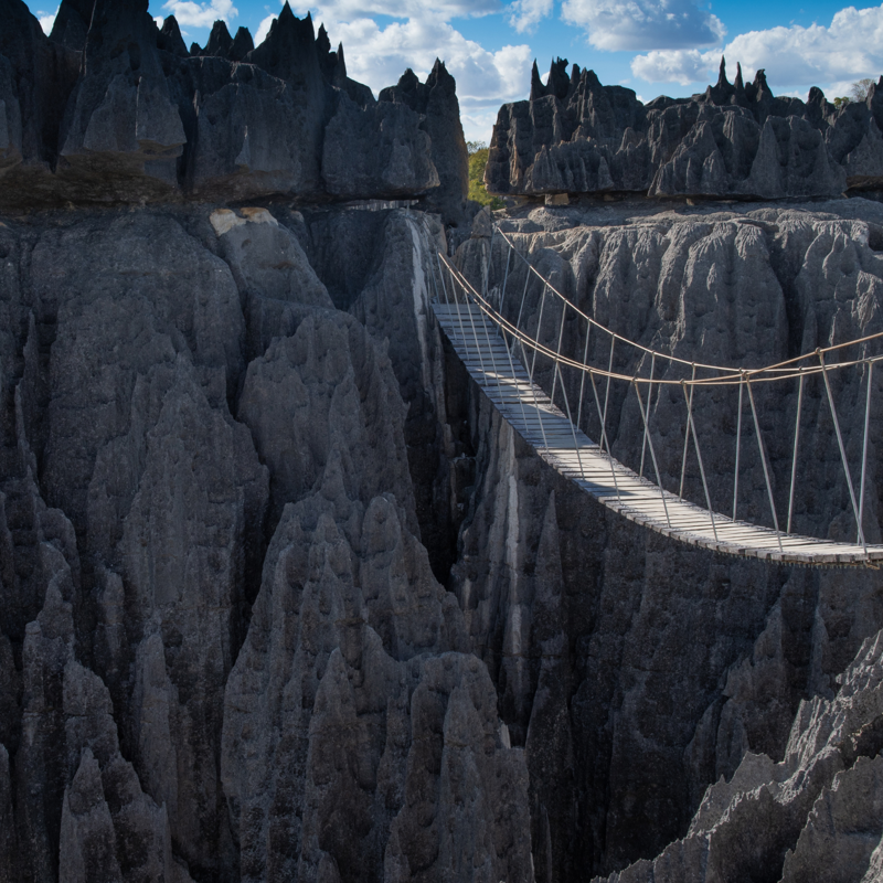 Bridge of tsingy national park
