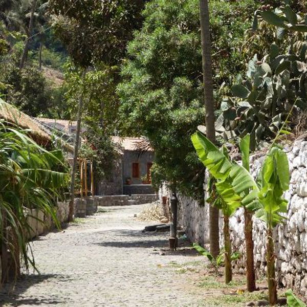 Fort på Santiago i Kap Verde