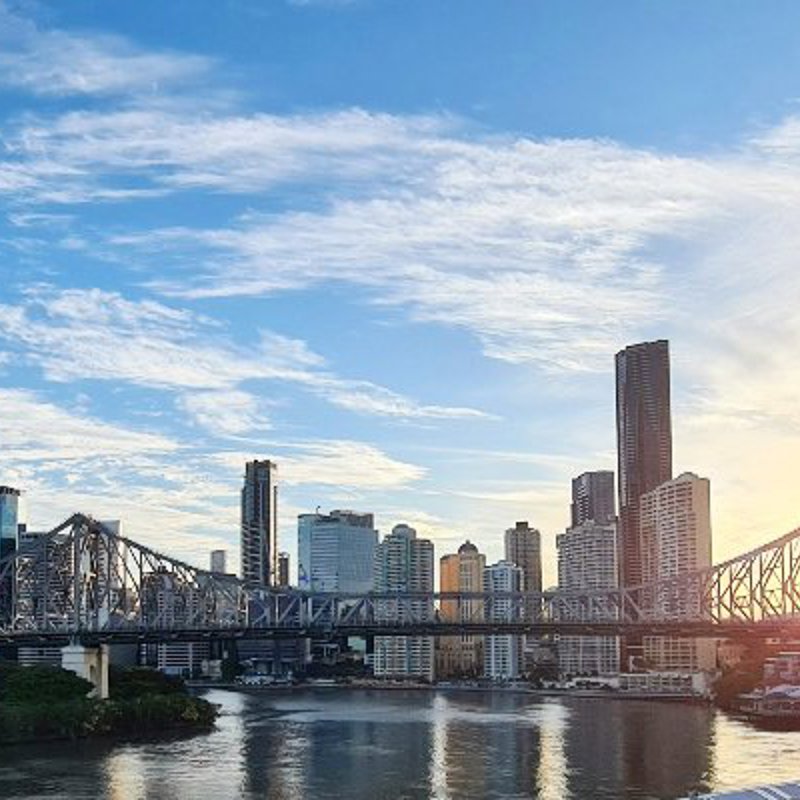 Rejser til Brisbane i Australien