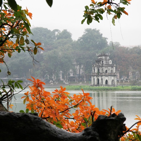 Hoan Kiem søen, Hanoi, Vietnam