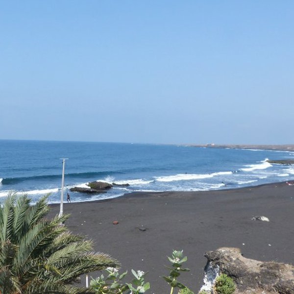 Strand på Santiago i Kap Verde
