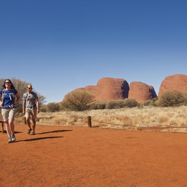 Vandretur ved Kata Tjuta, Australien