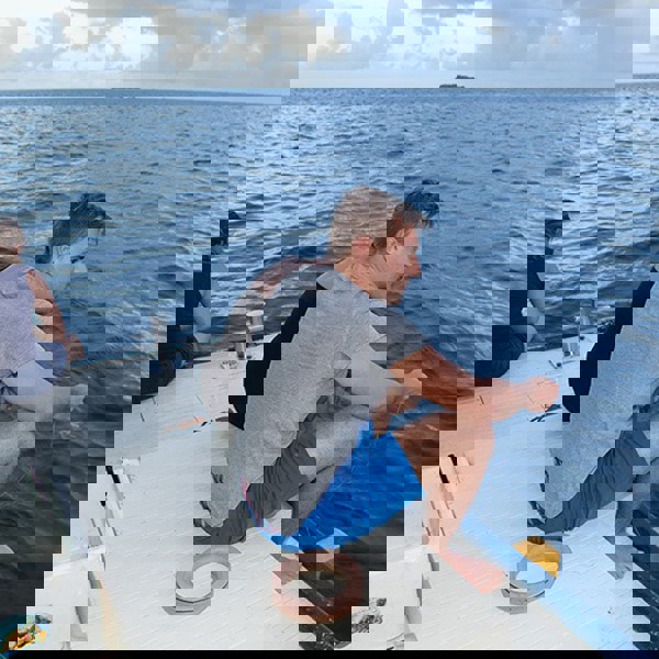 Tag på fisketur på Embudu Village i Maldiverne