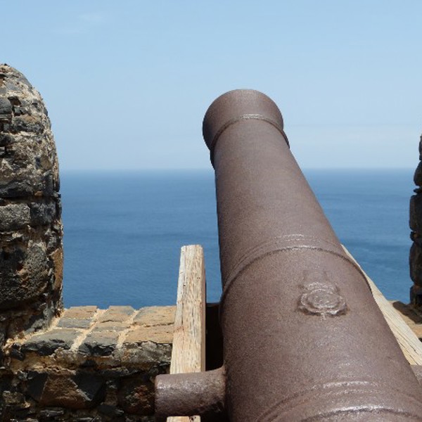 Fort på Santiago i Kap Verde