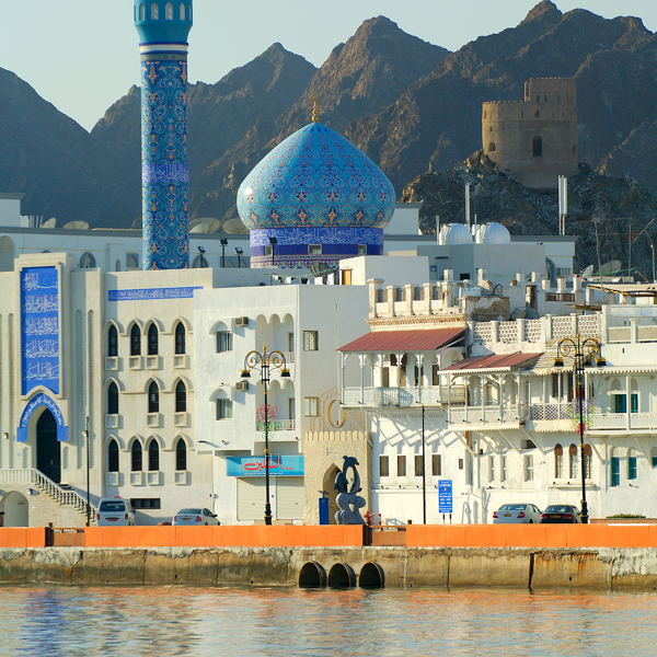 Beautiful Mosque in Muttrah, Muscat