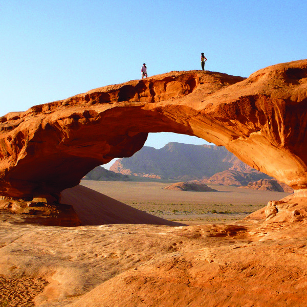 Smuk natur i Wadi Rum, Jordan