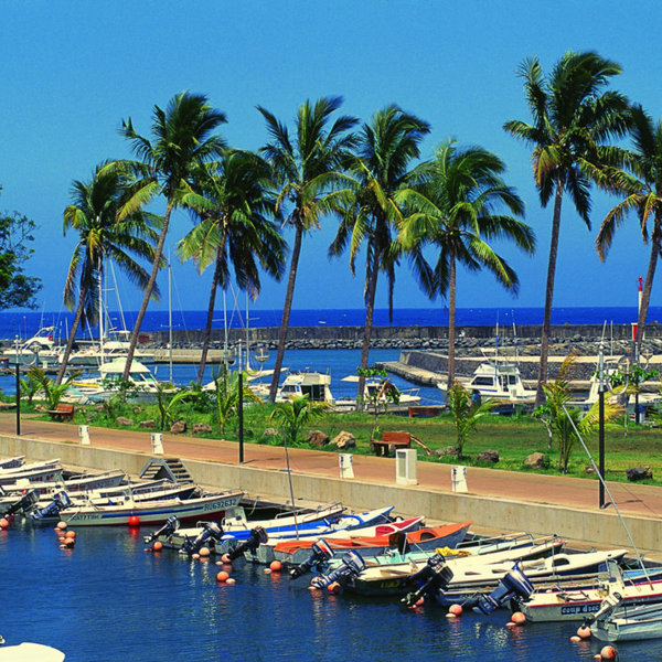 Port de St Gill på La Reunion