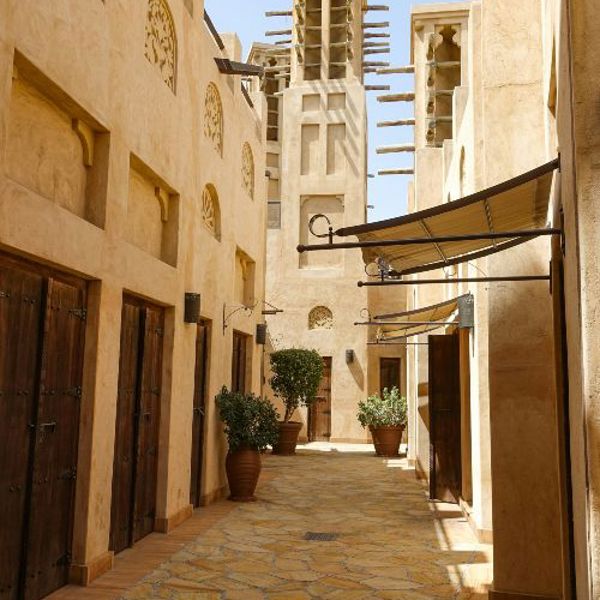 Gamle bygninger i Dubai