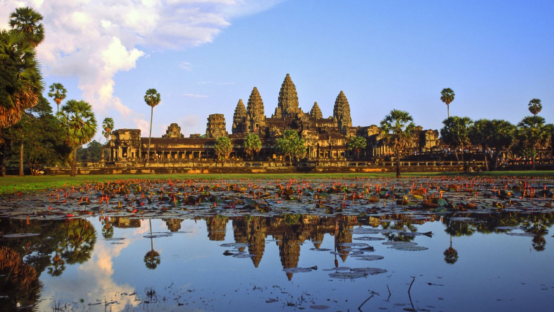 Portkortbillede fra Angkor Wat, Siem Reap, Cambodia