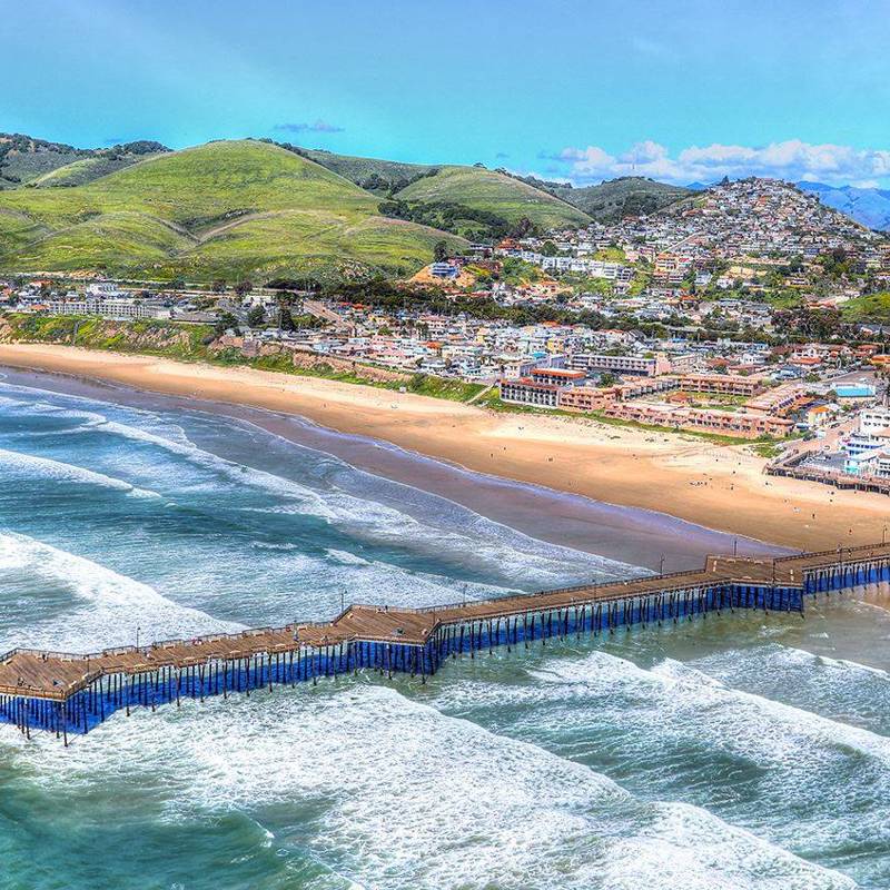 Pismo Pier på Pismo Beach i Californien