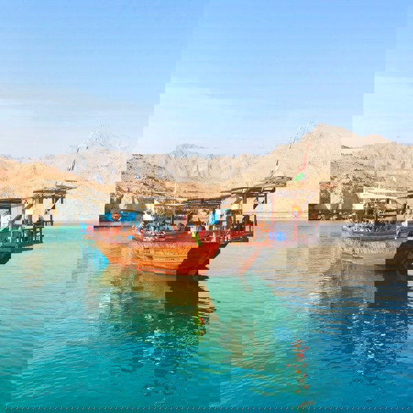 Dhow bådtur i Khasab, Oman