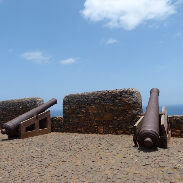 En tidligere fæstning på Santiago, Kap Verde