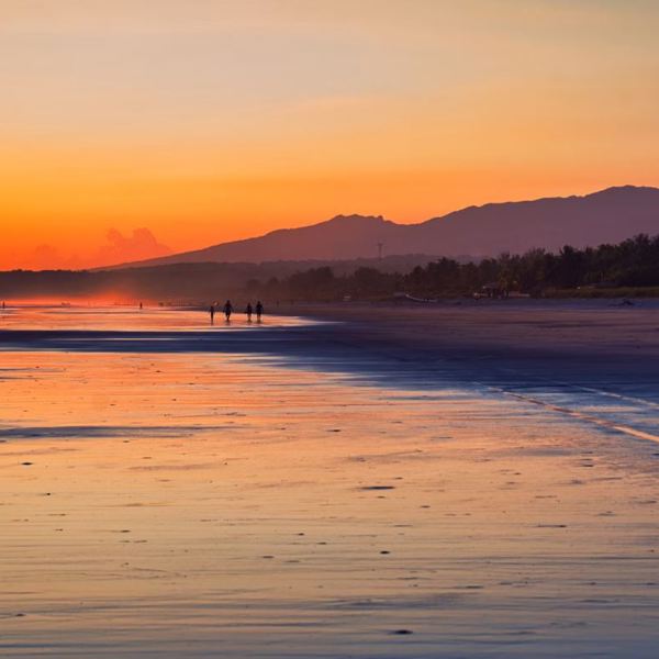 El Cuco Beach Sunset