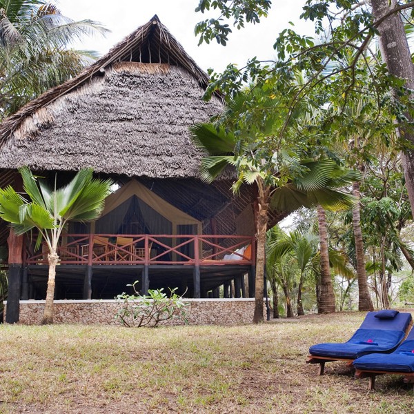 Telt på Diani Marine, Kenya