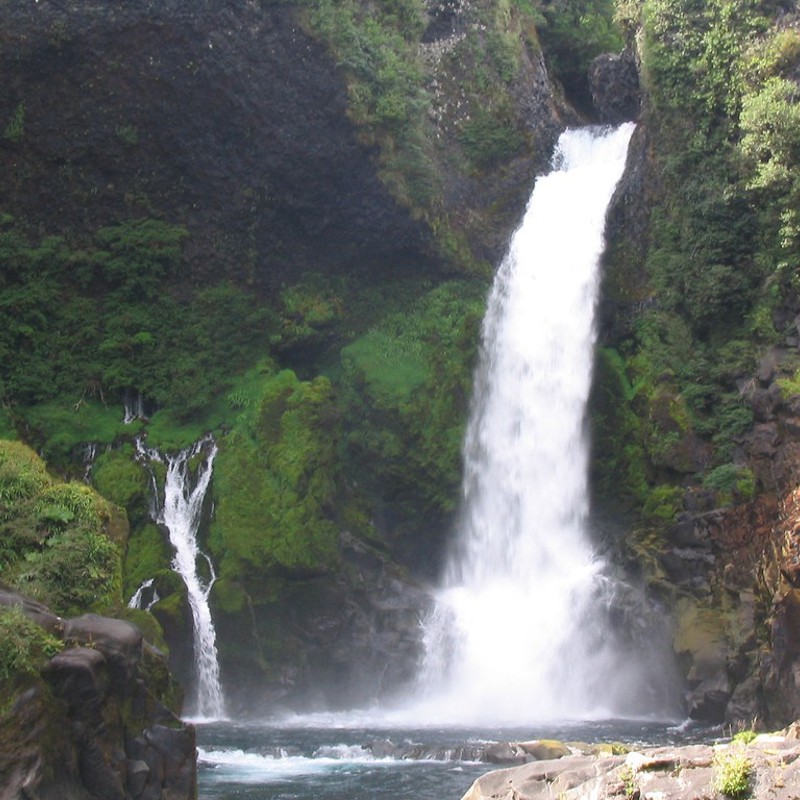 Vandfald, Huilo, Chile