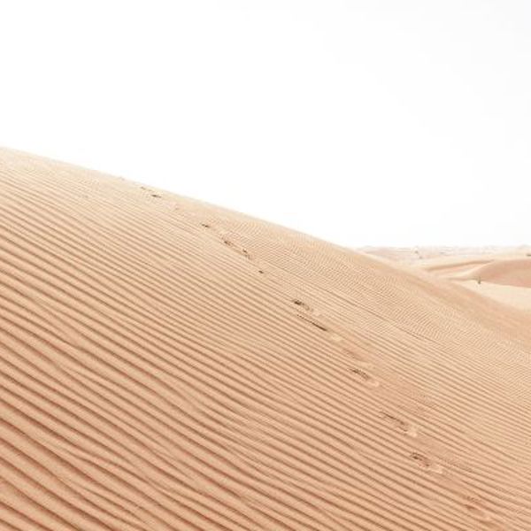 Ørkensand ved Hatta i nærheden af Dubai