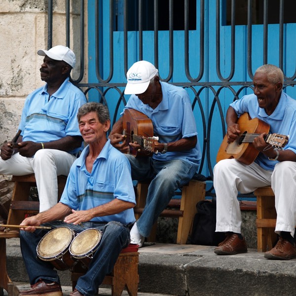 Gademusikanter, Havanna, Cuba